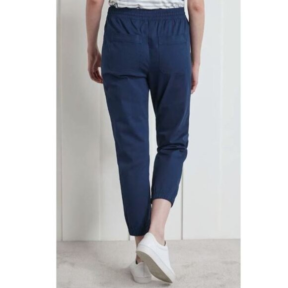 RW&Co, Cotton midrise jogger pants in medieval blue - Picture 5 of 12